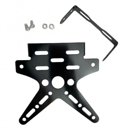 Mundo Accesorios - Porta Patentes Ferder Para Motos, Scooter Y Bicimotos Retractil Universal