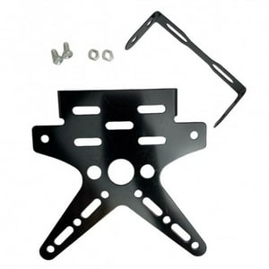 Mundo Accesorios - Porta Patentes Ferder Para Motos, Scooter Y Bicimotos Retractil Universal