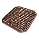 thumbnail image 1 of Almohadilla De Asiento Con Cuentas De Madera, Alfombrilla Refrescante Para Coche, SUV, Camión, Color Marrón, 1 of 5
