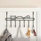 thumbnail image 2 of 1pc 7-Hook Over-Door Organizer for Clothing, Towels, and Accessories - Convenient and Space-Saving Bathroom and Bedroom Rack, 2 of 4