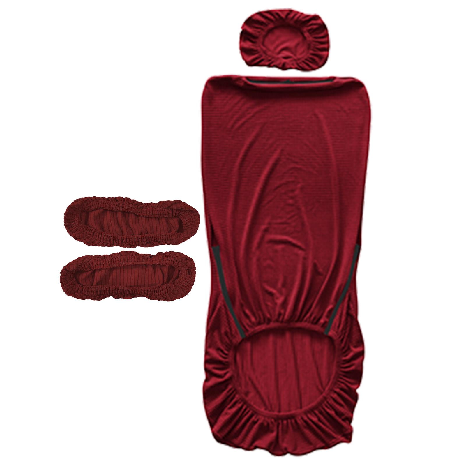 Bothyi - Fundas De Asiento De Silla De Oficina Para Silla De Juegos De Oficina Sillas Giratorias De Escritorio Para Computadora Rojo Oscuro