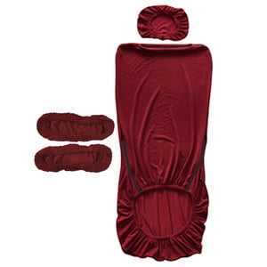 Bothyi - Fundas De Asiento De Silla De Oficina Para Silla De Juegos De Oficina Sillas Giratorias De Escritorio Para Computadora Rojo Oscuro