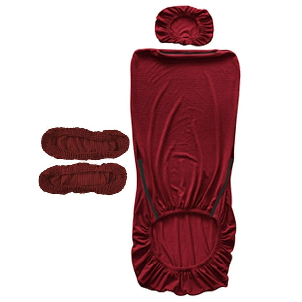 Fundas De Asiento De Silla De Oficina Para Silla De Juegos De Oficina Sillas Giratorias De Escritorio Para Computadora Rojo Oscuro