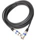 thumbnail image 3 of xlr macho a hembra cable de audio para mezclador de micrófono negro y azul 1 metro, 3 of 3