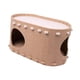 thumbnail image 3 of Cama Cueva Para Gatos, Túnel Para Gatos, Tienda De Campaña, Caseta Para Varios Gatos, Cama Cerrada, Casa Cálida Para Gatos, Color Caqui, 3 of 5
