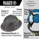 thumbnail image 2 of Gorro duro Klein Tools 60626, ventilado, ala completa, diseño KARBN de primera calidad, 2 of 9