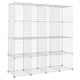 thumbnail image 1 of Estante Metal 16 Cubos Blanco, 1 of 4