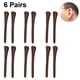 thumbnail image 2 of Puntas de silicona antideslizantes para los extremos de las gafas, fundas de tubo de repuesto para patillas de gafas de sol planas y delgadas con alambre, 6 pares, 2 of 8