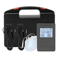 Tens + Electroestimulador Belug Muscular Electroterapia Masajes Negro