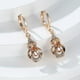 thumbnail image 1 of Women's Elegant Zircon Drop Earrings 18K Gold Plated Ear Jewelry Banquet Dinner Decor For Women Girls, 1 of 3