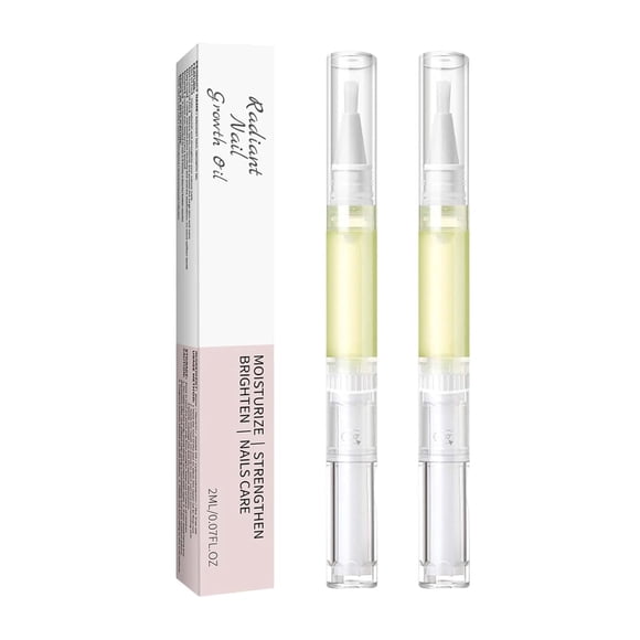 Juego de 2 bolígrafos de aceite para el crecimiento de uñas LOCKCUTE, fortalecedor de uñas