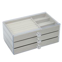 Ioensy - Organizador De Joyas, Bandeja Organizadora Para Broches, Brazaletes, Pendientes, Anillos, Collares