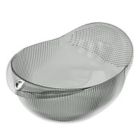 Bothyi - Cesta De Drenaje Escurridor Multifuncional Para Frutas, Verduras, Cocina, Hogar, Gris