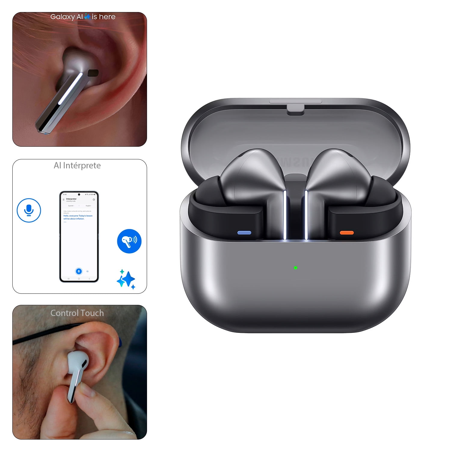 Audífonos Samsung Buds 3 Pro Galaxy Ai Bt Interpreter