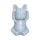 thumbnail image 5 of Estatua de Francés, estatua de perro, estatuilla de resina, escultura de perro gris oscuro mate para decoración del hogar interior y exterior, , No escuchar No escuchar bulldog, 5 of 5
