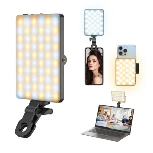 Genérico - Luces De Leds Blanca Broche Para Smartphones Camara Selfie