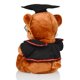 thumbnail image 2 of Oso de peluche de graduación Yixiang de 8.5 pulgadas con gafas y diploma, 2 of 5