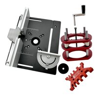 Magideal - Máquina De Grabado Recortadora De Elevación Universal, Banco De Trabajo De Aleación De Aluminio, Herramientas De Bricolaje, Elevador De Enrutador De , Estilo C