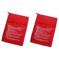 Magideal - Bolsa Microondas Para Patatas Dulces Papas Batatas Reutilizable Hecha De Poliéster Algodón Ayuda A Cocinar Rápido Y Fácil Adecuada Para Cocina Hogar M