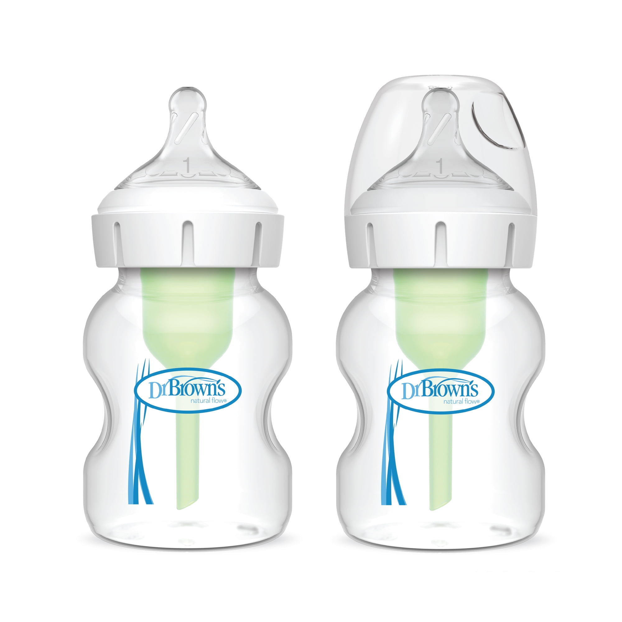 Dr. Brown's - Pack 2 Mamaderas Anticólico Boca Ancha 150ml