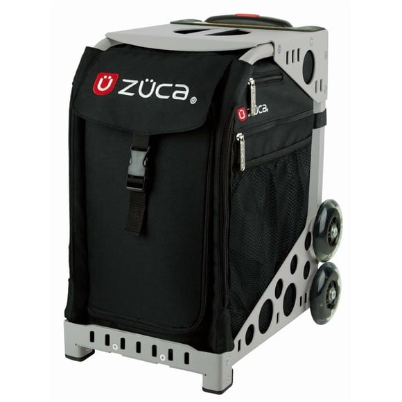 Bolso ZUCA Obsidian con Marco Gris y Ruedas Intermitentes