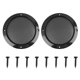 thumbnail image 1 of Unique Bargains 2 Piezas 6" Cubierta Redonda Negra para Altavoces de Coche Rejilla de Acero Protector de Subwoofer para Gabinete de Altavoz, 1 of 5