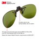 thumbnail image 2 of Gafas de seguridad 3M para soldadura infrarroja, pantalla abatible, 3 lentes, 2 of 4
