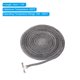 thumbnail image 2 of Uxcell 1/4"x 118" Junta de Estufa de Madera, Cuerda de Sellado de Alta Resistencia a la Temperatura Tipo Redondo de Fibra de Vidrio de Grafito, Negro, 2 of 6