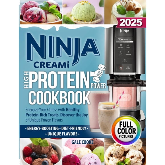 Cookbook Ninja CreamI Golosinas saludables con alto contenido de proteínas