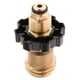 thumbnail image 1 of El adaptador universal del tanque de gas propano convierte la válvula de servicio pol en una llave qcc1, 1 of 5