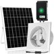 thumbnail image 1 of Ventilador de escape recargable con energía solar Blessny de 25 W con batería, 1 of 8