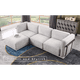 thumbnail image 3 of 120 Inch Light Gray Chenille Modular Sofa , Sturdy Iron,Wood Frame ,Fashionable and Versatile Upholstered Couch for Contemporary Living Rooms, 3 of 3
