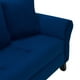 thumbnail image 5 of Sofa Lua 3c + 2 Pouf Felpa 20 Azul Marino, 5 of 5