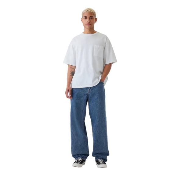 Vaqueros GAP Baggy Fit Denim Wash Medium Wash para hombre, talla 38 x 32