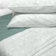 thumbnail image 1 of Sabanas Andes 180 Hilos Estampada Hojas Turquesa King, 1 of 3