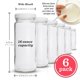 thumbnail image 5 of Botellas de Vidrio para Jugos All About Juicing 473 ml Pack de 6, 5 of 9