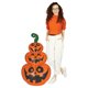 thumbnail image 4 of Calabaza inflable apilada Jack-O'-Lantern Beistle Halloween 1.12 m, 4 of 7