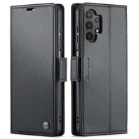 Caseme Tipo Cartera Samsung Galaxy A13 4G/5G Con Cierre Magnético, Rfid, Tarjetero, Soporte, Carga Inalámbrica