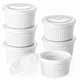 thumbnail image 1 of Ramequines DOWAN 170 ml con tapas - Pack de 6 - Blanco, 1 of 8