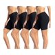 thumbnail image 1 of Pantalones cortos Wirarpa para niños, algodón, 2XL, negros, paquete de 4 unidades, 1 of 6