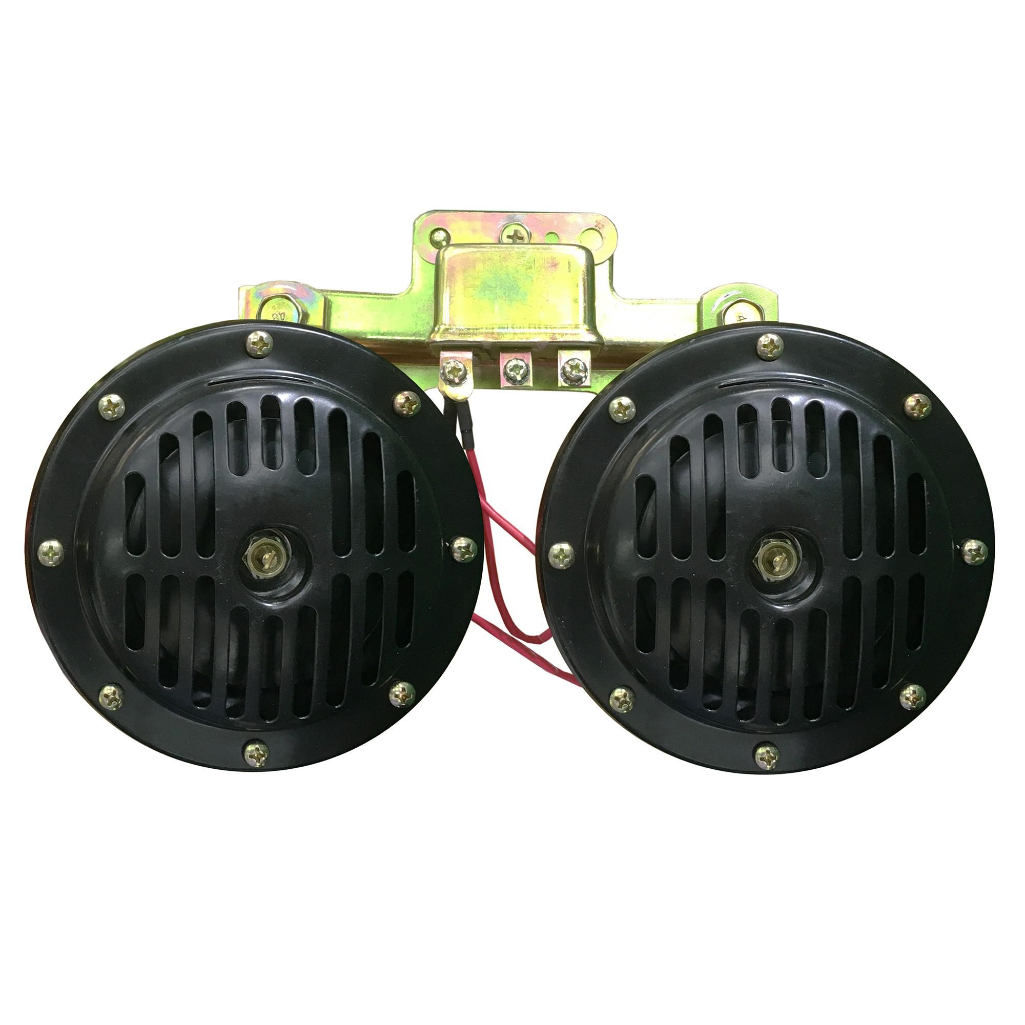 Imbest - Bocina Doble Tipo Plato 12 Volts