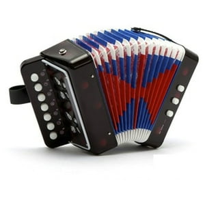 Acordeon Para Niño Nutech 7 Notas Negro