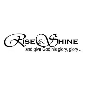 Rienda Libre Graphics - Decomural Give God His Glory, Glory Hymn Song Ws-17696