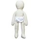 thumbnail image 1 of Muñeca de muselina CraftyCrocodile, 18 pulgadas, doblable, 1 of 1