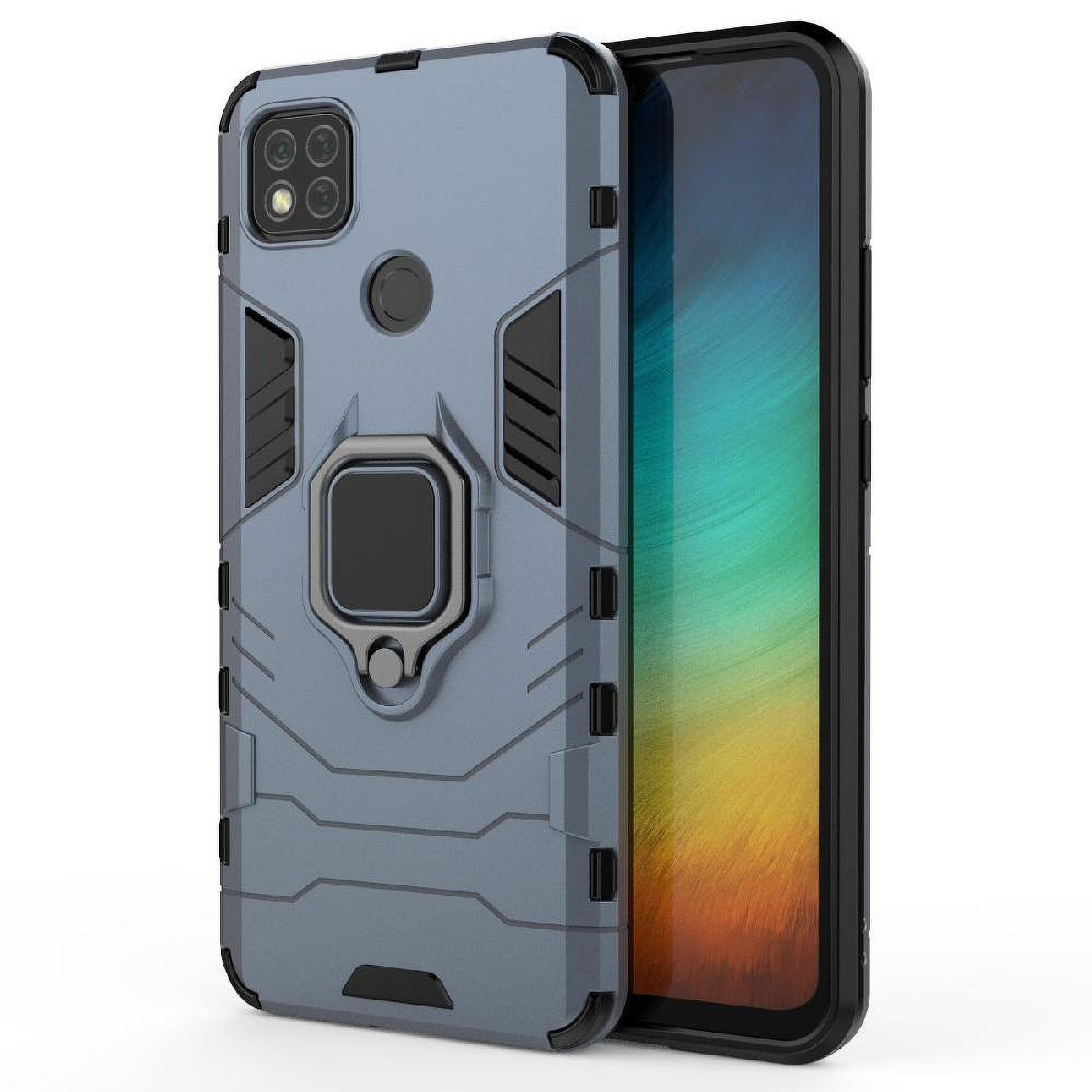 Foxdock Funda Antigolpes Para Xiaomi Redmi 9c – Protección Total Con Soporte Y Diseño Robusto