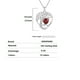 thumbnail image 2 of Collar con colgante de corazón de plata de ley, 2 of 4