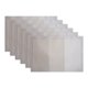 thumbnail image 1 of REGALWOVEN Manteles Rectangulares 6 Paquete Manteles de Plástico con Gradiente para Cocina y Comedor Lavables Resistentes al Calor Manteles de Mesa Limpiables Oro 17.7x11.8 pulgadas, 1 of 6
