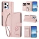 thumbnail image 2 of Funda Cartera Trébol para Xiaomi Redmi Note 12 Pro 5G con Ranuras Tarjetas y Carga Inalámbrica Rosa, 2 of 6