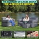 thumbnail image 2 of Juego de muebles inflables Pittman Outdoors con bomba integrada, 2 of 7