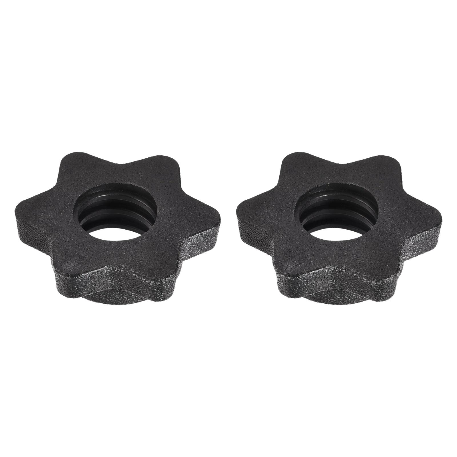 Ioensy - 2X Collares De Barra De Barbilla Abrazaderas De Tornillo Con Mancuernas Portátiles Para Fitness Al Aire Libre Al Aire Libre A